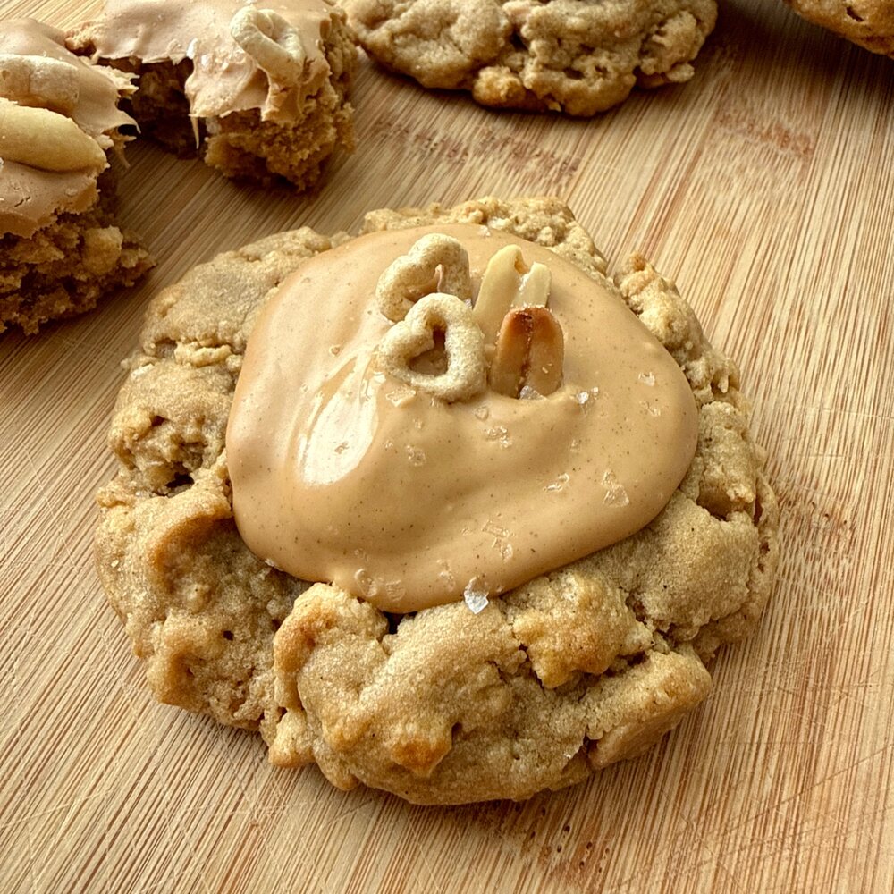 Peanut Butter Honey Nut Crunch cookie